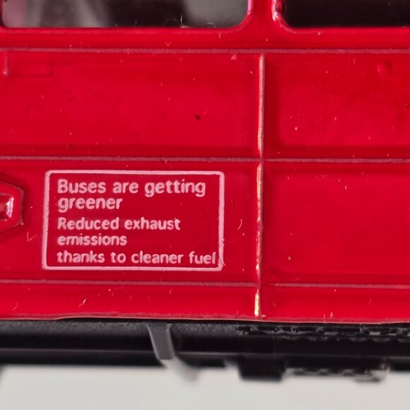 WELLY Red Double Decker Bus Diecast 94 Barclays Capital Bus Adtrucks - Picture 7 of 10